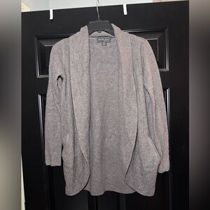 Barefoot Dreams Cozy Chic Lite Brown Open Front Cardigan Sweater Women’s Size M